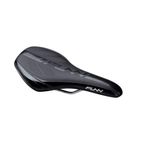 Funn Adlib HD Mountain Bike Saddle with Durable and Light CrMo Rails, Comfortable and Stable Bicycle Saddle, Vinyl Leather Covered Bicycle Saddle for MTB, BMX and Road Bike (Black)