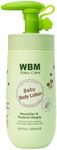 WBM Care Baby Lotion | Nourishing face and body lotion enriched with natural honey and wheat germ oil, gentle and safe for your baby's delicate skin, 6.8 oz