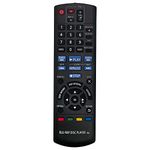 N2QAYB000577 Replace Remote Control - VINABTY N 2 Q A Y B 000577 BluRay Remote Control Replacement for Panasonic DMP-BD75EB DMP-BD75 Blu-Ray DVD PLayer Remote Control