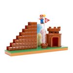 Nintendo Super Mario 2.5 Inch / 6.35 cm Course Complete Playset by JAKKS Pacific with Mini Mario Figurine, Interactive Stairs, Castle, Flagpole and Base Platform