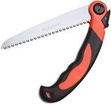 FUJIWARA Folding Pruning Saw 8 Inch Hand Saws, Quality SK-4 Steel Blade with Hard Sharp Teeth for Wood Branches Cutting,Tree Trimming Camping/Backpacking/Hiking