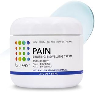 BRUIZEX ARNICA Pain, Bruise, Swelling & Lymphatic Massage Cream | Bruising Removal & Lymph Drainage with Cooling Menthol | For BBL, 360 Lipo, Tummy Tuck, Liposuction I Work with Faja, Lipo Foam, Massager, Pads I 3 oz