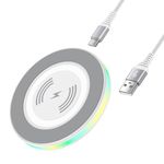 15W Samsung Wireless Charger, Wireless Phone Charger Pad Fast Charging for Google Pixel 9/9 Pro/8/8 Pro/8a/7/7a/6/5XL, Samsung Galaxy S24 Plus S23 Ultra S22+ S21 FE S20 FE S10 S9, iPhone 15 14 13 12