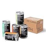 MOTH: Cocktails Taster Pack, Ready To Drink Cans, Case of 6, 1x Espresso Martini, 2x Margarita, 1x Mojito, 1x Negroni, 1x Old Fashioned, Premium Quality Bar Strength