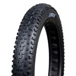 Fat Bike Tire by Terrene - Cake Eater Light 26X4.0 Inch Tubeless, Stud Capable, Fast Rolling Fat Tire for Snow, Ice Traction - All Season Bike Accessories for Fat Tire and E-Bikes - 120 TPI