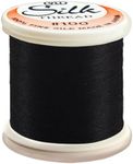 Silk Thread 100 Weight 200 Meters-Black