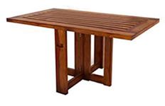 MP ENTERPRIESES Garden and Outdoor Rosewood/Sheesham Wood Strip Design Folding Coffee Table (Brown)