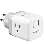 TESSAN Israel Power Adapter US to I
