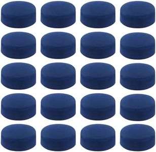 LT Easiyl 50PCS 9mm Blue Cue Tips Pool Billiard Replacement Tips Leather Snooker Pool Cue Tips for Billiard Cues Pool Cues and Snooker