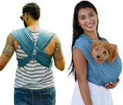 Pet K'tan Dog Sling Carrier: Hands Free for Small & Medium Dogs - #1 Pet Travel Accessory & Gift -Bond with New Puppy- Safe Durable Soft-Hands Free - Cats & Small Animals Anti-Anxiety-Sized for Human