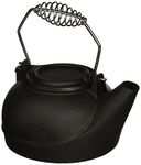 Panacea Open Hearth Kettle Humidifier, Metal, Black, 24 x 20 x 12.5 cm