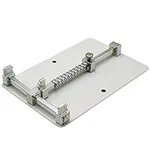 MMOBIEL Universal PCB Holder - Jig Fixture Clamp Reparing Tool  - Soldering Kit - Stainless Steel - Motherboard PCB Circuit Board Holder - 12 x 8cm