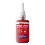 CYAFIXED Threadlocker 271, Red High Strength Permanent Thread Lock Glue (1.69Fl. oz/50ml) - Lock Tight Screw Glue for Nuts, Bolts & Seal Fasteners, Prevents Loosening, Rust & Corrosion