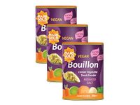 Marigold Reduced Salt Vegetable Bouillon Powder, 500g (Pack of 3) – Instant Vegan Stock Powder, 37% Less Salt, Natural Ingredients, Gluten-Free – Perfect for Soups, Stews & Sauces.