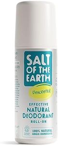 Salt of the Earth Desodorante Natural 100% – Desodorante Roll On Sin Fragancia – Desodorante Hombre, Mujer y Niños de Protección Efectiva y Vegano - 75 ml
