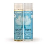 Derma E, Scalp Relief Shampoo & Conditioner Set With Therapeutic Psorzema Herbal Blend, 10 fl oz (296 ml) each