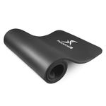 ProsourceFit Extra Thick Yoga and Pilates Mat ½” (13mm), 71-inch Long High Density Exercise Mat with Comfort Foam and Carrying Strap