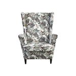 KRFOONN Wingback Chair Covers Slipcovers 2 Piece Stretch Wing Chair Covers Spandex Slipcovers Wingback Sofa Covers Armchair Covers Non-Slip Furniture Protector for Living Room Wingback Chairs, 28