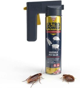Zero In Ultra Power Pest Killer Spray 600ml – Fleas, Bed Bugs, Moths, Crawling Insects