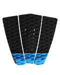 Abahub 3 Piece Surfboard Traction Pads for Skimboards Surf Boards, Blue