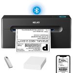 Nelko Bluetooth Thermal Label Printer, Wireless 4x6 Shipping Label Printer for Small Business, Support Android, iPhone and Windows, Widely Used for Amazon, Ebay, Shopify, Etsy, USPS