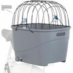TRIXIE 13115 Bicycle Basket for Pannier Rack, Plastic/Metal, 3000 g, 36 x 47 x 46 cm