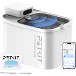 PETKIT EVERSWEET MAX Cordless Cat Water Fountain with Motion Sensor, 101 oz/3L Pet Fountain for Cats Dogs Inside, Automatic Cat Water Dispenser Battery Operated (White-Cordless, 3L)