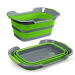 Smoochie Collapsible Dog Bathtub, Dog Tubs for Bathing, Portable Tub, Dog Wash Tub, Pet Tub and Dog Bath Tub for Dog/Cat/Pet and Puppy Bath Tub, Dog Tub for Pets and Cats (Green)