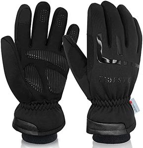 FIDESTE Gants Thermiques Imperméables et Coupe-Vent - Gants Chauds Tactile Thinsulate d'hiver 3M - pour Le Cyclisme, la Course à Pied et Les Sports en Plein Air - pour Femmes et Hommes