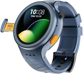 AGEasy Protec Fall Detection Smartwatch for Seniors with 4G LTE Calling, SOS Button for Emergencies, 1.28” AMOLED Display, IP68 Water Resistance, Pill Reminder & One Full Day Battery Life (Rich Gray)