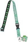 Pokemon Bulbasaur Green Kanto Region Lanyard With Rubber Charm And ID Sleeve