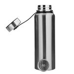 Verus - Leak-proof stainless steel reusable water bottle - for running, gym, cycling - 1.5L 1.5L (13x3.5 inch) Silver.