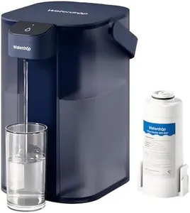 Waterdrop Electric Water Filter Pitcher, Dispenser, 200-Gallon Countertop Water Purifier, NSF/ANSI 401&53&42&372, Reduce PFAS, Lead, Chlorine, 15-Cup, Blue, with 1 Filter, Does not Lower TDS