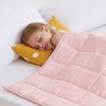 HOSUKKO Weighted Blanket - Weighted Blanket 3 lbs Pink Heavy Blanket - Breathable Blanket(36 * 48 inches, 3 lbs)