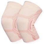 DR. FITZY (1 PAIR Anti-slip and breathable sports knee caps for women gym, patella knee support for women running and squats, high compression ortho knee cap for women(2pcs knee pads for women)