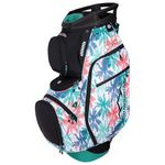 Sun Mountain Women's Diva Lightweight Cart Golf Bag 14-Way Top - 8 Pockets, Smart Dual Strap System, Push-Electric-Riding Cart Compatible Compression Base, 2025 Model - Black-Palm