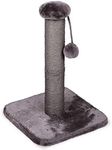 Kazoo 15482 Scratch Post for Cats, Charcoal, Small