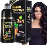 Black Hair Dye Shampoo 3 in 1 for G