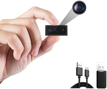 Hidden mini camera-security spy surveillance camera-pet/child/nanny security camera-compatible with 512G,featuring motion detection,automatic night vision and loop recording,suitable for home/office