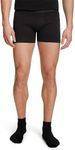 FALKE Men Daily Comfort Boxer Shorts 2-Pack, Black (Black 3000), S