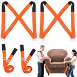 Moving Straps, BUDOME Lifting Straps for Moving Furniture, 2-Person Adjustable Shoulder Lifting and Moving System for Appliances, Mattresses, Heavy Objects up to 660 lbs