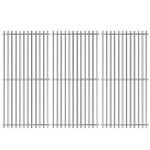 GFTIME 16 7/8" x 9 5/16" 68763 Replacement Stainless Steel Cooking Grates for Charbroil 463436215, 463436214, 463436213, 463420508, Kenmore & Master Chef Gas Grill Models, Set of 3