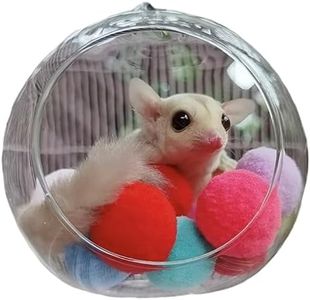 Sugar Glider Toy Sugar Glider Tooth Toy Sugar Glider Ocean Ball Sugar Glider Swing Nest (70 Rainbow Balls)