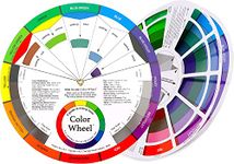 Levin Color Wheel Color Mixing Guide Febwind Creative Color Wheel Color Matching Paint Mixing Learning Guide for Nail Polish Makeup School Office Art Class Teaching Tool