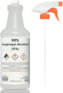 MOEHAIR HIGH Impact Isopropyl Alcohol 99% (IPA) with Spray - Made in The USA - 32oz - Pack of 1