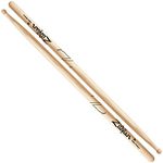 Zildjian Z7A Super 7A Hickory Drumsticks - Wood Tip, Natural