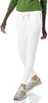 Amazon Essentials Women's Fleece Jogger Sweatpant (Available in Plus Size), White, Medium