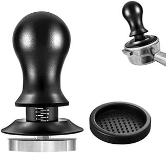 Gocoffun Espresso Tamper 58mm, 30lb Coffee Calibrated Spring Loaded Tamper with Stainless Steel Base, Barista Tools Fits for 58mm 58.5mm Portafilters