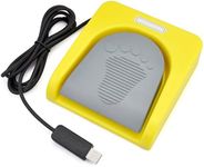 iKKEGOL USB Single Foot Switch Control One Key Customized Computer Keyboard Action Pedal HID (Yellow)