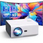 【Electric Focus】 YUZINO Mini Projector with WiFi and Bluetooth, 2024 Upgrade Full HD1080P Portable Outdoor Projector with Zoom for Movie Nights/Sports/Party Support Phone/Laptop/TV Stick/HDMI/USB